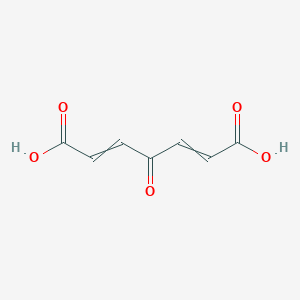 2,5-Heptadienedioicacid, 4-oxo-