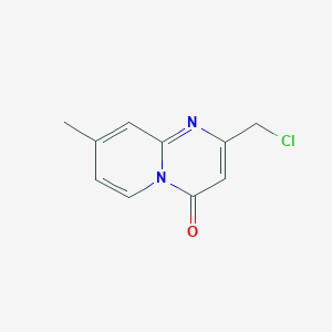 molecular formula C10H9ClN2O B1597882 2-(chloromethyl)-8-methyl-4H-pyrido[1,2-a]pyrimidin-4-one CAS No. 87591-84-2