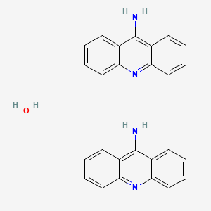 molecular formula C26H22N4O B1597884 acridin-9-amine;hydrate CAS No. 65944-23-2