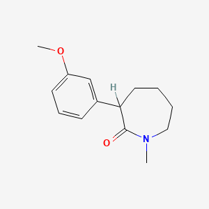 Hexahydro-3-(3-methoxyphenyl)-1-methyl-2H-azepin-2-one