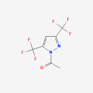 molecular formula C7H4F6N2O B1597897 1-Acetyl-3,5-bis(trifluoromethyl)pyrazole CAS No. 244187-01-7