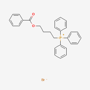 molecular formula C29H28BrO2P B1597919 (4-(Benzoyloxy)butyl)triphenylphosphonium bromide CAS No. 70359-30-7