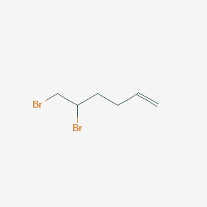 molecular formula C6H10Br2 B1597920 1,2-Dibromo-5-hexene CAS No. 4285-48-7