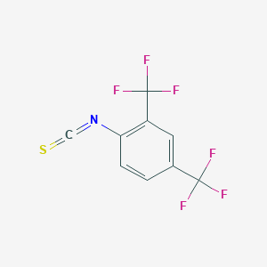 molecular formula C9H3F6NS B1597922 2,4-Bis(trifluoromethyl)phenylisothiocyanate CAS No. 269736-40-5