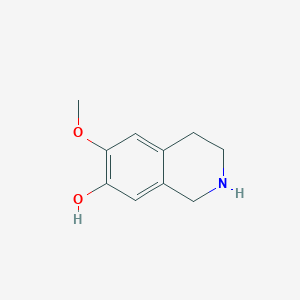 molecular formula C10H13NO2 B1597929 6-Methoxy-1,2,3,4-tetrahydroisoquinolin-7-ol CAS No. 1011-42-3