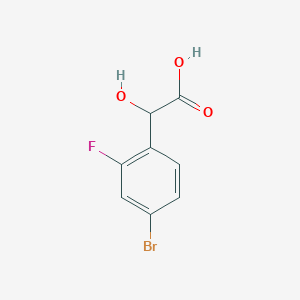 molecular formula C8H6BrFO3 B1597932 4-Bromo-2-fluoromandelic acid CAS No. 668970-55-6