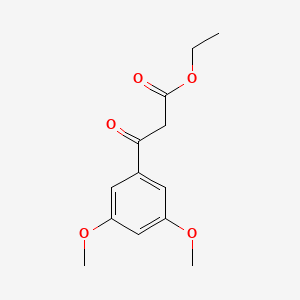molecular formula C13H16O5 B1597939 Ethyl 3-(3,5-dimethoxyphenyl)-3-oxopropanoate CAS No. 97025-16-6