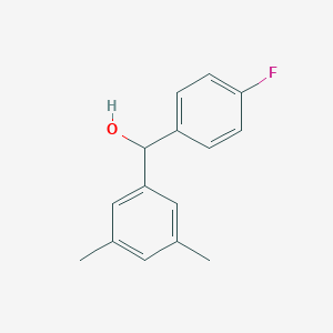 molecular formula C15H15FO B1597942 3,5-Dimethyl-4'-fluorobenzhydrol CAS No. 844856-33-3