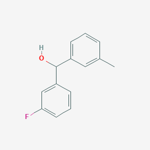 molecular formula C14H13FO B1597946 3-Fluoro-3'-methylbenzhydrol CAS No. 844683-31-4
