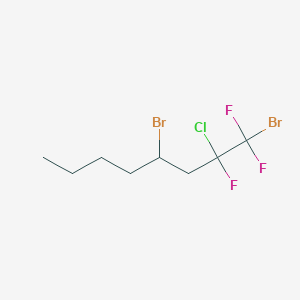 molecular formula C8H12Br2ClF3 B1597953 1,4-二溴-2-氯-1,1,2-三氟辛烷 CAS No. 30428-47-8