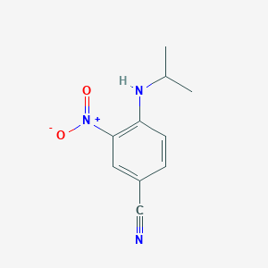 molecular formula C10H11N3O2 B1597960 4-(Isopropylamino)-3-nitrobenzonitrile CAS No. 355022-17-2