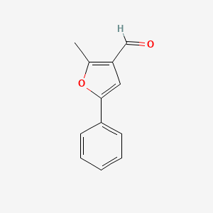 molecular formula C12H10O2 B1597964 2-Methyl-5-phenyl-3-furaldehyde CAS No. 321309-42-6