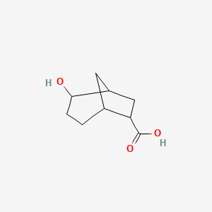 2-Hydroxybicyclo[3.2.1]octane-6-carboxylic acid