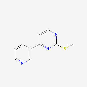 molecular formula C10H9N3S B1597967 2-(Methylthio)-4-(pyridin-3-yl)pyrimidine CAS No. 637354-24-6