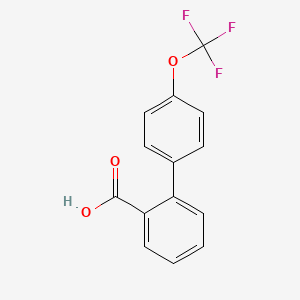 B1597979 4'-(Trifluoromethoxy)-[1,1'-biphenyl]-2-carboxylic acid CAS No. 408366-18-7