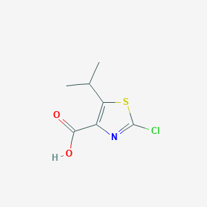 molecular formula C7H8ClNO2S B1597988 2-氯-5-异丙基-1,3-噻唑-4-羧酸 CAS No. 886360-70-9