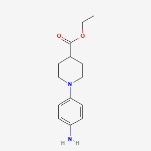 Ethyl 1-(4-aminophenyl)-4-piperidinecarboxylate