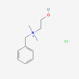 molecular formula C11H18ClNO B1597992 Benzyl(2-hydroxyethyl)dimethylammonium chloride CAS No. 7221-40-1