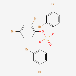 molecular formula C18H9Br6O4P B1597995 Phenol, 2,4-dibromo-, phosphate (3:1) CAS No. 49690-63-3