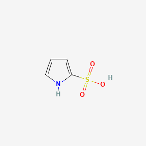 molecular formula C4H5NO3S B1598000 1H-Pyrrole-2-sulphonic acid CAS No. 84864-63-1