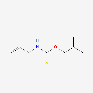 molecular formula C8H15NOS B1598002 Carbamothioic acid, 2-propenyl-, O-(2-methylpropyl) ester CAS No. 86329-09-1