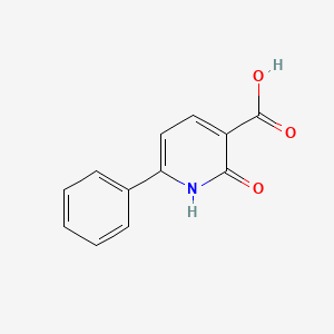 molecular formula C12H9NO3 B1598008 2-Oxo-6-phenyl-1,2-dihydropyridine-3-carboxylic acid CAS No. 56162-63-1