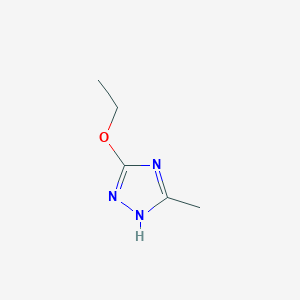 molecular formula C5H9N3O B1598010 3-ethoxy-5-methyl-1H-1,2,4-triazole CAS No. 89417-84-5