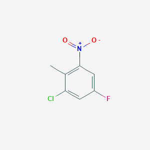 molecular formula C7H5ClFNO2 B1598016 2-Chloro-4-fluoro-6-nitrotoluene CAS No. 502496-35-7