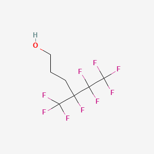 molecular formula C7H7F9O B1598018 4,5,5,6,6,6-Hexafluoro-4-(trifluoromethyl)hexan-1-ol CAS No. 239463-96-8