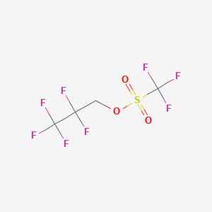 molecular formula C4H2F8O3S B1598021 2,2,3,3,3-Pentafluoropropyl trifluoromethanesulfonate CAS No. 6401-00-9