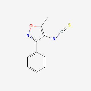 molecular formula C11H8N2OS B1598022 5-甲基-3-苯基-4-异恶唑基异硫氰酸酯 CAS No. 306934-97-4