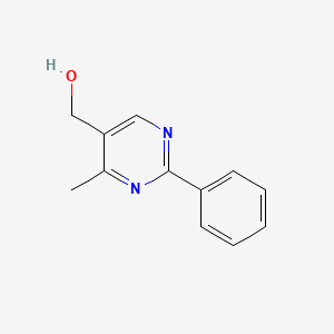 molecular formula C12H12N2O B1598028 (4-Methyl-2-phenylpyrimidin-5-yl)methanol CAS No. 342405-27-0