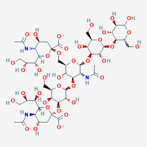 molecular formula C48H77N3O37-2 B1598031 Disialyllacto-N-tetraose CAS No. 61278-38-4