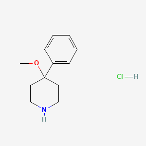 molecular formula C12H17ClNO- B1598032 4-Methoxy-4-phenylpiperidine hydrochloride CAS No. 83949-38-6