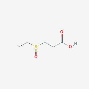 B159805 3-(Ethylsulfinyl)propanoic acid CAS No. 137375-82-7
