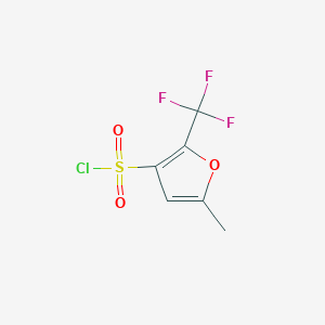 molecular formula C6H4ClF3O3S B1598050 5-methyl-2-(trifluoromethyl)furan-3-sulfonyl Chloride CAS No. 306935-02-4