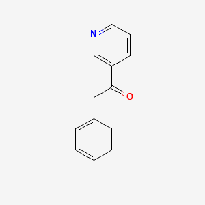 molecular formula C14H13NO B1598061 2-(4-Methylphenyl)-1-(3-pyridinyl)-1-ethanone CAS No. 40061-21-0