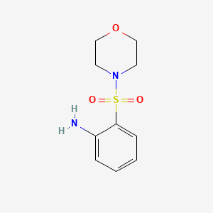 molecular formula C10H14N2O3S B1598063 2-(Morpholin-4-ylsulfonyl)aniline CAS No. 208643-03-2