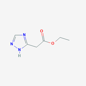 molecular formula C6H9N3O2 B1598065 ethyl 2-(1H-1,2,4-triazol-5-yl)acetate CAS No. 23159-61-7
