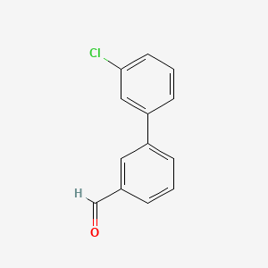molecular formula C13H9ClO B1598066 3-(3-Chlorophenyl)benzaldehyde CAS No. 400745-60-0