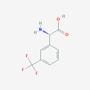 (2S)-2-amino-2-[3-(trifluoromethyl)phenyl]acetic acid