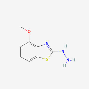 B1598077 2-Hydrazinyl-4-methoxy-1,3-benzothiazole CAS No. 53065-23-9