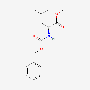 molecular formula C15H21NO4 B1598078 (S)-Methyl 2-(((benzyloxy)carbonyl)amino)-4-methylpentanoate CAS No. 51021-87-5