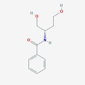 molecular formula C11H15NO3 B1598081 (S)-N-(1,4-dihydroxybutan-2-yl)benzamide CAS No. 296766-73-9