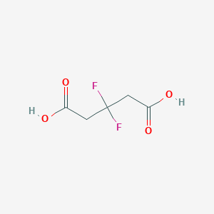 molecular formula C5H6F2O4 B1598083 3,3-difluoropentanedioic Acid CAS No. 41131-19-5