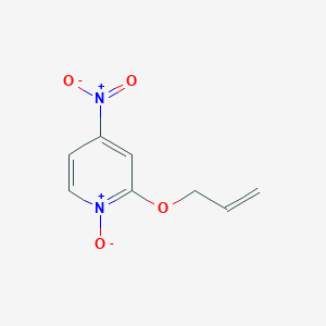 molecular formula C8H8N2O4 B159809 2-(Allyloxy)-4-nitropyridine 1-oxide CAS No. 129836-41-5