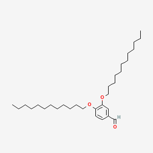 B1598090 3,4-Didodecoxybenzaldehyde CAS No. 117241-25-5