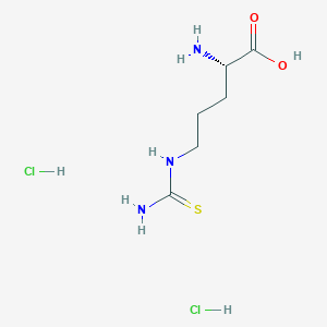 molecular formula C6H15Cl2N3O2S B1598093 (S)-2-Amino-5-thioureidopentanoic acid dihydrochloride CAS No. 212051-53-1