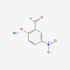 molecular formula C7H4NNaO4 B1598098 Sodium 2-formyl-4-nitrobenzenolate CAS No. 58983-36-1