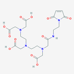 molecular formula C20H29N5O11 B015981 [N-(2-Maleimidoethyl]diethylenetriaminepentaacetic Acid, Monoamide CAS No. 180152-82-3